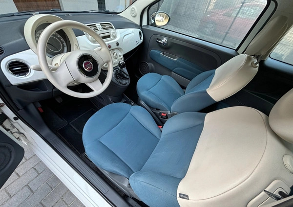 Fiat 500 cena 17500 przebieg: 194214, rok produkcji 2008 z Brzeziny małe 497